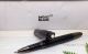 AAA Replica Mont Blanc Daniel Defoe Black Resin Rollerball Pen Black Clip (3)_th.jpg